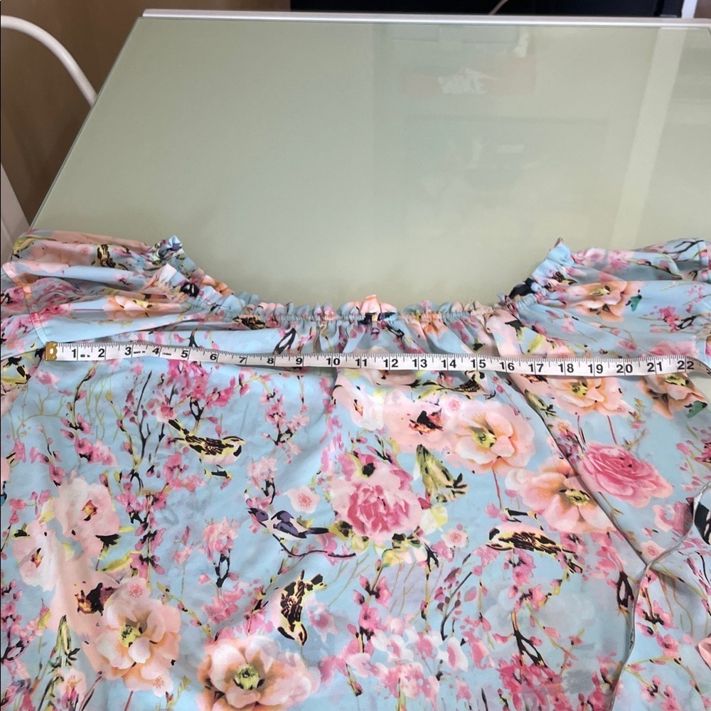 Jeans by Buffalo Floral Blouse - Pink and Blue - Picture 7 of 14